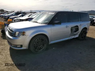 2014 Ford Flex SEL z VIN 2FMHK6C84EBD24118, wystawiony jako Copart lot #45041975 z przebiegiem 100 531 mil mil oraz Szkoda całkowita • Salvage title. Historia ofert i sprzedaży dostępna na DreamBid. Obrazek 1.