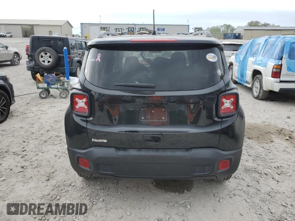 2020 Jeep Renegade Sport with VIN ZACNJBAB3LPL75309, listed as a Copart auction lot 53529085 with 39,243 mi miles and Salvage title. Bid and sale history available at DreamBid. Image 6.