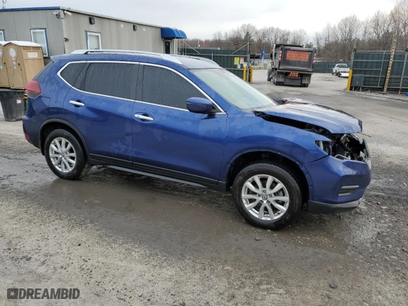 2020 Nissan Rogue SV with VIN JN8AT2MV9LW121709, listed as a Copart auction lot 52687575 with 90,519 mi miles and Salvage Title. Bid and sale history available at carsss.com. Image 4.