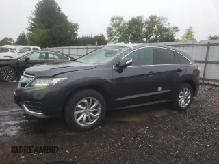 2016 Acura RDX Technology with VIN 5J8TB4H50GL019804, listed as a Copart auction lot 58487865 with 102,996 mi miles and Salvage title. Bid and sale history available at DreamBid. Image 1.