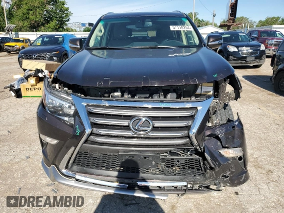 2019 Lexus GX 460 Luxury with VIN JTJJM7FX3K5225764, listed as a Copart auction lot 57110254 with 59,150 mi miles and Salvage title. Bid and sale history available at DreamBid. Image 5.