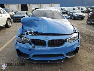2017 BMW M4 with VIN WBS3U9C31HP971127, listed as a Copart auction lot 74494894 with 65,387 mi miles and Salvage title. Bid and sale history available at DreamBid. Image 5.