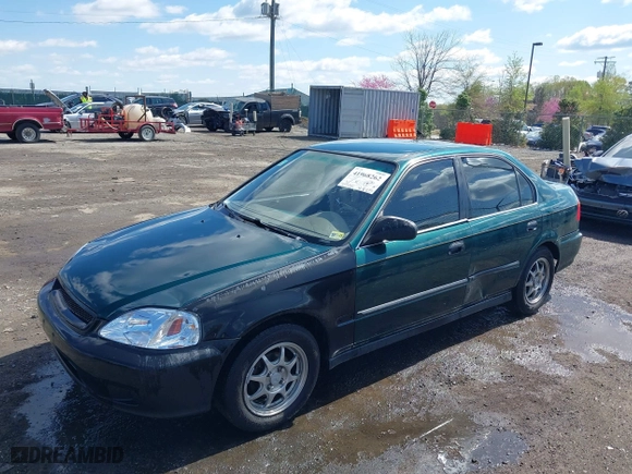 2000 Honda Civic LX with VIN 1HGEJ6672YL022393, listed as a IAAI auction lot 41968262 with 231,261 mi miles. Bid and sale history available at carsss.com. Image 17.