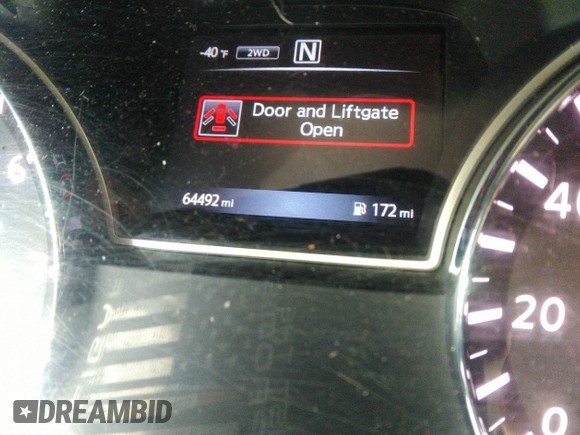 2018 Nissan Pathfinder SV z VIN 5N1DR2MM2JC613054, wystawiony jako IAAI lot #41394578 z przebiegiem 64 492 mil mil oraz . Historia ofert i sprzedaży dostępna na DreamBid. Obrazek 15.