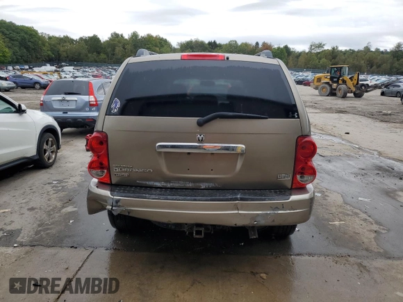 2004 Dodge Durango Limited z VIN 1D4HD58N94F136167, wystawiony jako Copart lot #73172244 z przebiegiem 221 141 mil mil oraz Szkoda całkowita • Salvage title. Historia ofert i sprzedaży dostępna na DreamBid. Obrazek 6.