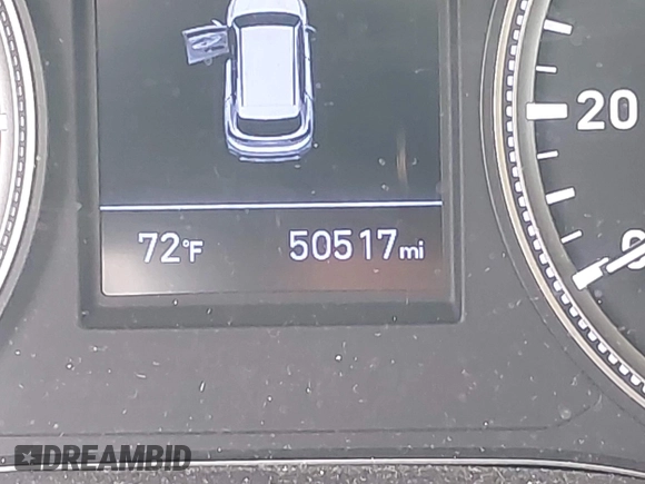 2020 Hyundai Santa Fe SE with VIN 5NMS23AD1LH192085, listed as a IAAI auction lot 42455451 with 50,517 mi miles and . Bid and sale history available at DreamBid. Image 16.