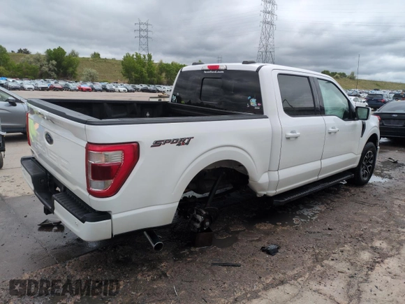 2021 Ford F-150 XL z VIN 1FTFW1E58MFA95655, wystawiony jako Copart lot #58968295 z przebiegiem 55 203 mil mil oraz Szkoda całkowita • Salvage title. Historia ofert i sprzedaży dostępna na DreamBid. Obrazek 3.