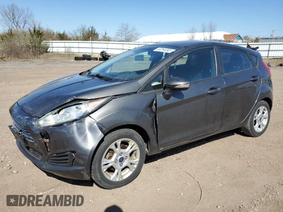 2016 Ford Fiesta SE with VIN 3FADP4EJ7GM111213, listed as a Copart auction lot 53264095 with 93,514 mi miles and Salvage Title. Bid and sale history available at carsss.com. Image 1.