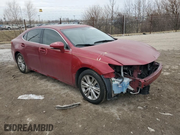 2014 Lexus ES 330 with VIN JTHBK1GG5E2132242, listed as a Copart auction lot 43109245 with 107,393 mi miles and Salvage title. Bid and sale history available at DreamBid. Image 4.