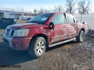 2004 Nissan Titan LE with VIN 1N6AA07B34N501172, listed as a IAAI auction lot 41734614 with 1 mi miles. Bid and sale history available at carsss.com. Image 2.