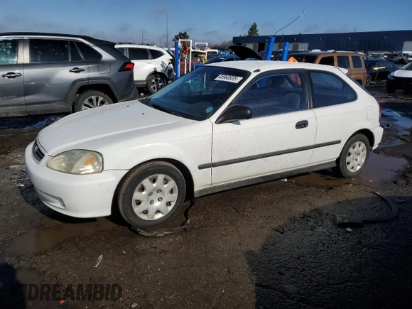 2000 Honda Civic DX z VIN 2HGEJ644XYH112297, wystawiony jako Copart lot #45960935 z przebiegiem 91 235 mil mil oraz Czysty tytuł • Clean title. Historia ofert i sprzedaży dostępna na DreamBid. Obrazek 1.