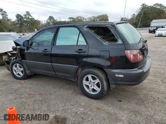 1999 Lexus RX 300 Luxury SUV with VIN JT6HF10U1X0016168, listed as a Copart auction lot 85007674 with 0 mi miles and Salvage Title. Bid and sale history available at carsss.com. Image 2.
