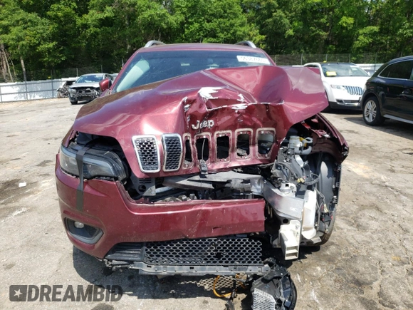 2019 Jeep Cherokee Latitude with VIN 1C4PJLCB2KD396146, listed as a Copart auction lot 56387665 with 134,142 mi miles and Clean title. Bid and sale history available at DreamBid. Image 5.
