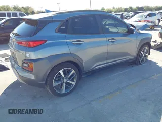 2019 Hyundai Kona Limited with VIN KM8K33A58KU340225, listed as a IAAI auction lot 41790438 with 53,965 mi miles. Bid and sale history available at carsss.com. Image 4.