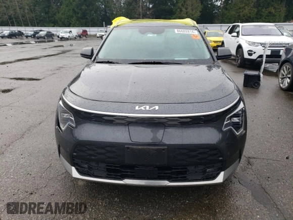 2023 Kia Niro Wave with VIN KNDCT3L12P5068288, listed as a Copart auction lot 86602814 with 5,346 mi miles and Salvage Title. Bid and sale history available at DreamBid. Image 5.