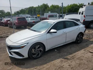 2024 Hyundai Elantra Limited z VIN KMHLN4DJ1RU108573, wystawiony jako Copart lot #59188075 z przebiegiem 19 902 mil mil oraz Szkoda całkowita • Salvage title. Historia ofert i sprzedaży dostępna na DreamBid. Obrazek 1.