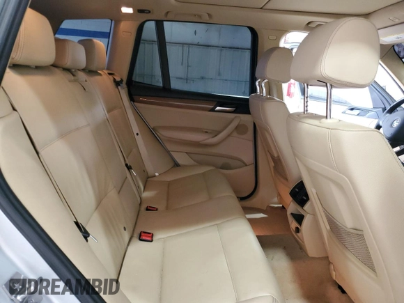 2012 BMW X3 28i with VIN 5UXWX5C56CL721970, listed as a Copart auction lot 51210875 with 125,661 mi miles and Salvage Title. Bid and sale history available at DreamBid. Image 11.