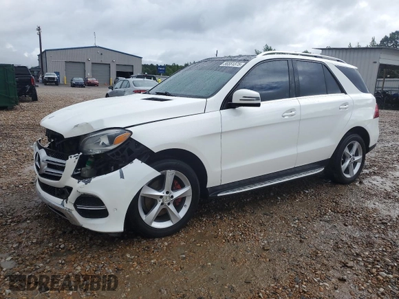 2016 Mercedes-Benz GLE 350 with VIN 4JGDA5HB9GA757934, listed as a Copart auction lot 56551375 with 132,240 mi miles and Salvage title. Bid and sale history available at DreamBid. Image 1.