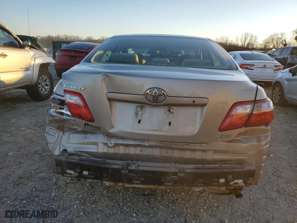 2007 Toyota Camry CE with VIN 4T1BE46K27U048897, listed as a Copart auction lot 48210485 with 126,594 mi miles and Salvage Title. Bid and sale history available at carsss.com. Image 6.