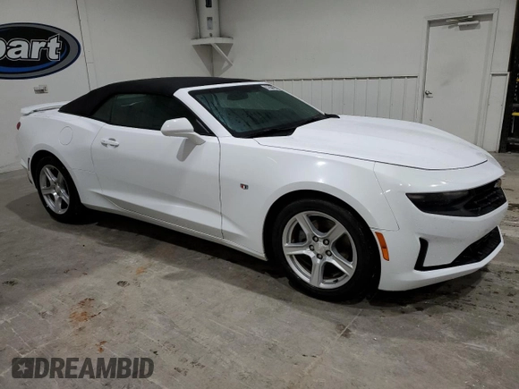 2022 Chevrolet Camaro 1LT with VIN 1G1FB3DX0N0105148, listed as a Copart auction lot 79677594 with 57,035 mi miles and Clean Title. Bid and sale history available at carsss.com. Image 4.