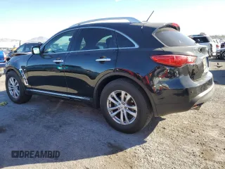 2015 Infiniti QX70 z VIN JN8CS1MU6FM381224, wystawiony jako Copart lot #44370405 z przebiegiem 90 195 mil mil oraz Szkoda całkowita • Salvage title. Historia ofert i sprzedaży dostępna na DreamBid. Obrazek 2.