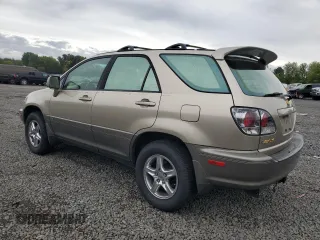 2002 Lexus RX 300 with VIN JTJHF10U920277790, listed as a Copart auction lot 76418144 with 206,387 mi miles and Salvage Title. Bid and sale history available at carsss.com. Image 2.