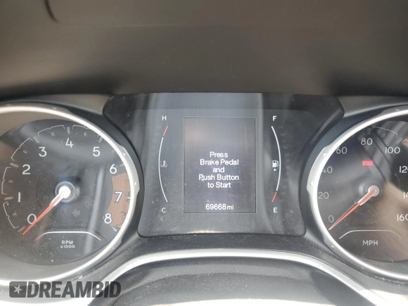 2020 Jeep Compass Latitude с VIN 3C4NJCBB1LT176727, выставлен на аукционе Copart как лот 58246445 с пробегом 69 668 миль миль и На запчасти • Non repairable. История ставок и продаж доступна на DreamBid. Изображение 9.