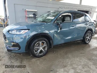 2024 Honda HR-V EX-L z VIN 3CZRZ1H75RM750194, wystawiony jako Copart lot #52177615 z przebiegiem 10 351 mil mil oraz Nie do naprawy • Non repairable. Historia ofert i sprzedaży dostępna na DreamBid. Obrazek 1.