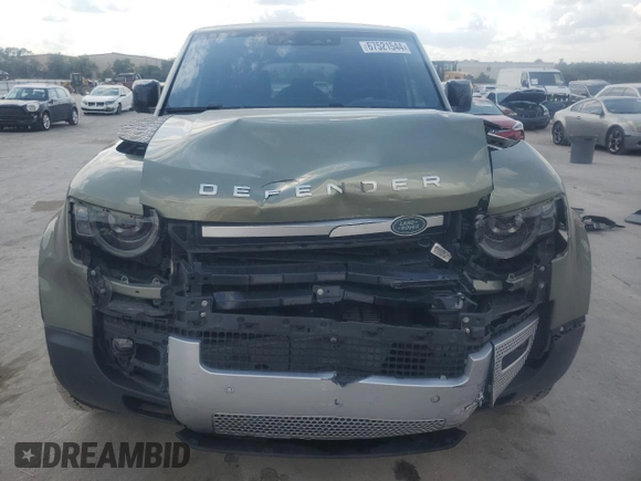 2020 Land Rover Defender SE with VIN SALEP7EU5L2019473, listed as a Copart auction lot 67521544 with 45,490 mi miles and Salvage title. Bid and sale history available at DreamBid. Image 5.