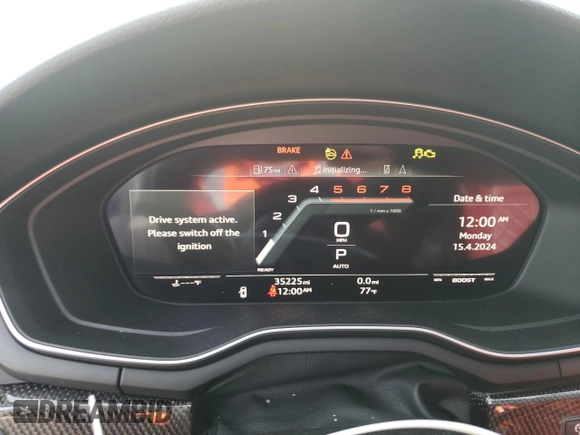 2021 Audi S5 Sportback Premium Plus z VIN WAUC4CF5XMA063111, wystawiony jako Copart lot #51258514 z przebiegiem 35 225 mil mil oraz Szkoda całkowita • Salvage title. Historia ofert i sprzedaży dostępna na DreamBid. Obrazek 9.