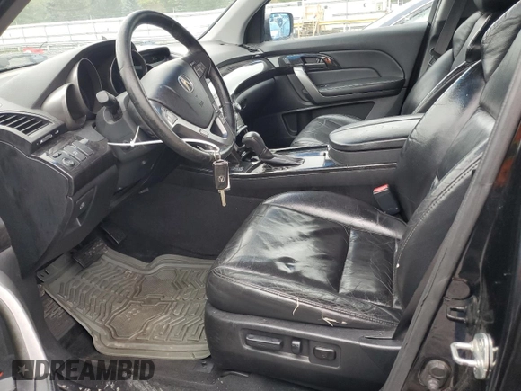 2008 Acura MDX with VIN 2HNYD28288H512969, listed as a Copart auction lot 73107314 with 188,756 mi miles and Salvage Title. Bid and sale history available at DreamBid. Image 7.