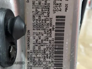 2005 Lexus GX 470 z VIN JTJBT20X250091141, wystawiony jako Copart lot #56942925 z przebiegiem 220 272 mil mil oraz Tytuł czysty. Historia ofert i sprzedaży dostępna na DreamBid. Obrazek 13.