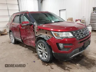 2016 Ford Explorer Limited with VIN 1FM5K8F8XGGA29854, listed as a IAAI auction lot 41595511 with 91,270 mi miles. Bid and sale history available at carsss.com. Image 1.