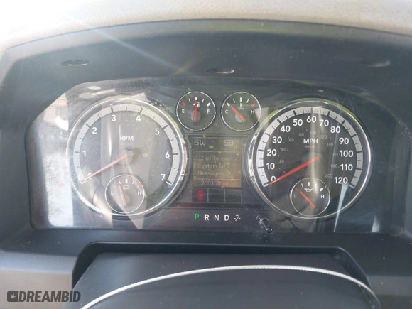 2009 Dodge Ram 1500 TRX with VIN 1D3HB13P89S782116, listed as a IAAI auction lot 41388667 with 260,188 mi miles. Bid and sale history available at carsss.com. Image 7.