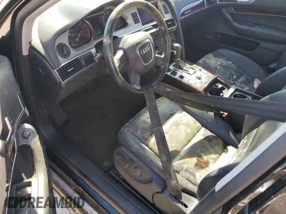 2007 Audi A6 3.2L with VIN WAUDH74F07N135135, listed as a Copart auction lot 76583304 with 0 mi miles and Salvage Title. Bid and sale history available at carsss.com. Image 8.