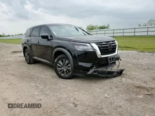 2023 Nissan Pathfinder S with VIN 5N1DR3AA0PC241027, listed as a Copart auction lot 50705045 with 44,829 mi miles and Salvage title. Bid and sale history available at DreamBid. Image 12.