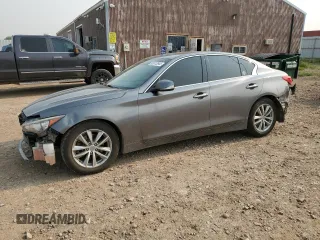 2015 Infiniti Q50 Premium z VIN JN1BV7AR4FM422101, wystawiony jako Copart lot #63312644 z przebiegiem 155 778 mil mil oraz Szkoda całkowita • Salvage title. Historia ofert i sprzedaży dostępna na DreamBid. Obrazek 1.