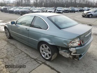 2002 BMW 3 Series 325Ci with VIN WBABN33452PG59471, listed as a Copart auction lot 43534095 with 178,181 mi miles and Salvage title. Bid and sale history available at DreamBid. Image 2.