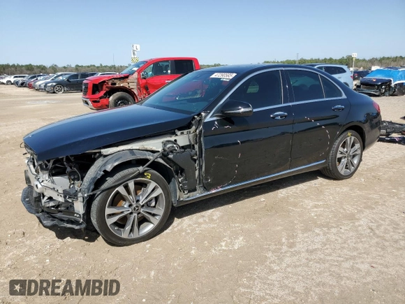 2019 Mercedes-Benz C 300 with VIN 55SWF8EB7KU311851, listed as a Copart auction lot 47290585 with 82,149 mi miles and Salvage Title. Bid and sale history available at carsss.com. Image 1.