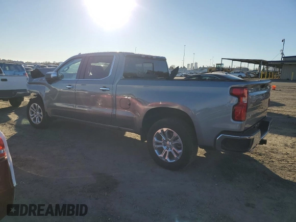 2024 Chevrolet Silverado 1500 LTZ with VIN 3GCUDGED4RG216565, listed as a Copart auction lot 88166225 with 7,703 mi miles and Salvage Title. Bid and sale history available at DreamBid. Image 2.