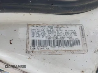 1992 Toyota Camry LE z VIN 4T1SK12E0NU021654, wystawiony jako IAAI lot #42305378 z przebiegiem 305 421 mil mil oraz . Historia ofert i sprzedaży dostępna na DreamBid. Obrazek 9.
