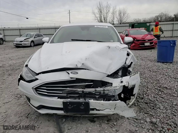 2020 Ford Fusion SE with VIN 3FA6P0HDXLR110951, listed as a Copart auction lot 88702955 with 0 mi miles and Salvage Title. Bid and sale history available at carsss.com. Image 11.