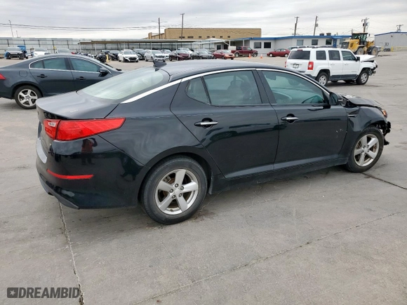 2015 Kia Optima LX with VIN 5XXGM4A7XFG401777, listed as a Copart auction lot 51649725 with 133,512 mi miles and Salvage Title. Bid and sale history available at carsss.com. Image 3.