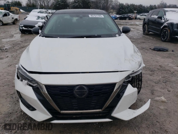 2022 Nissan Sentra SR with VIN 3N1AB8DV3NY285294, listed as a Copart auction lot 45751725 with 45,356 mi miles and Salvage Title. Bid and sale history available at carsss.com. Image 5.