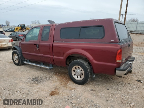 2005 Ford Super Duty F-250 XL with VIN 1FTNX20545EB37395, listed as a Copart auction lot 47105785 with 138,364 mi miles and Salvage Title. Bid and sale history available at carsss.com. Image 2.