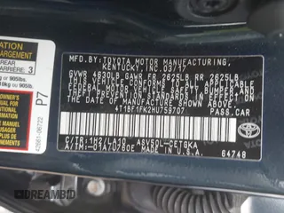 2017 Toyota Camry XLE z VIN 4T1BF1FK2HU759707, wystawiony jako IAAI lot #42192165 z przebiegiem 103 000 mil mil oraz . Historia ofert i sprzedaży dostępna na DreamBid. Obrazek 9.