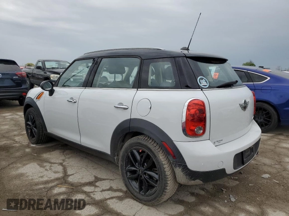 2012 MINI Countryman с VIN WMWZB3C50CWM03842, выставлен на аукционе Copart как лот 55079545 с пробегом 128 052 миль миль и Списание • Salvage title. История ставок и продаж доступна на DreamBid. Изображение 2.