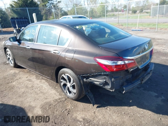 2017 Honda Accord Sedan LX with VIN 1HGCR2F39HA172552, listed as a IAAI auction lot 41965706 with 168,891 mi miles. Bid and sale history available at carsss.com. Image 3.