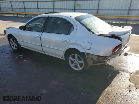 2001 Nissan Maxima SE 20th Anniversary. z VIN JN1CA31A81T313061, wystawiony jako Copart lot #72608504 z przebiegiem 200 484 mil mil oraz Szkoda całkowita • Salvage title. Historia ofert i sprzedaży dostępna na DreamBid. Obrazek 2.