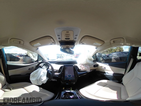 2022 Toyota Prius L Eco with VIN JTDKAMFU5N3165006, listed as a IAAI auction lot 41753470 with 33,567 mi miles and . Bid and sale history available at DreamBid. Image 18.